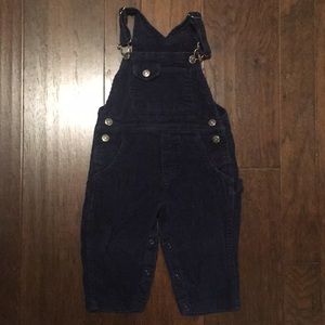 Navy corduroy  overalls 12m